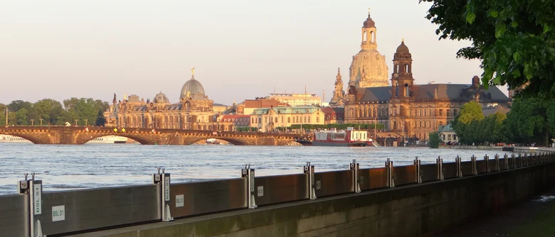 Hochwasser 2013 an der Elbe in Dresden