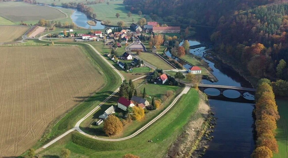 Luftbild von Klosterbuch