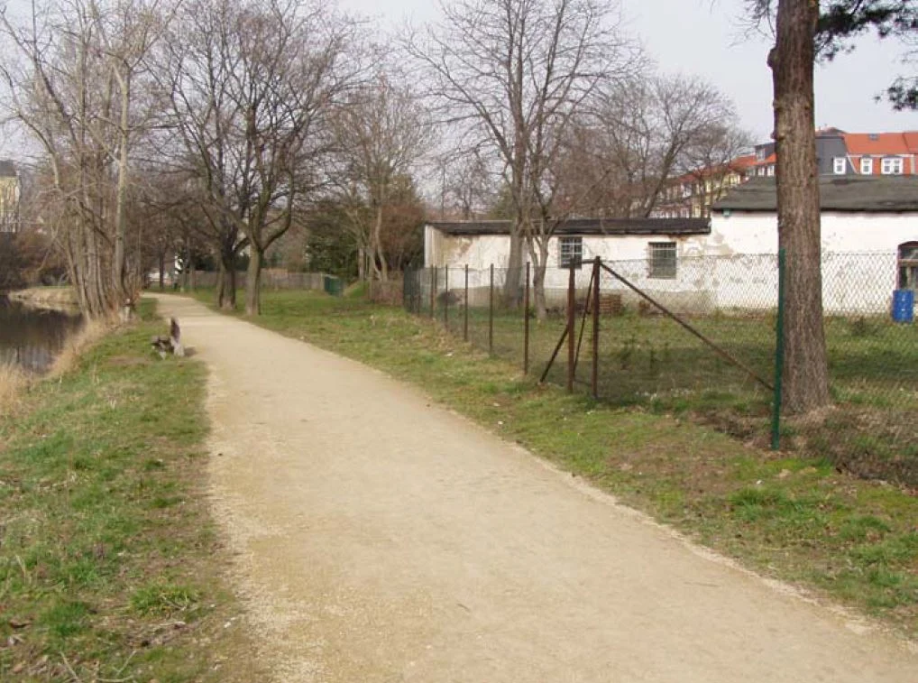 Blick auf einen sandigen Weg